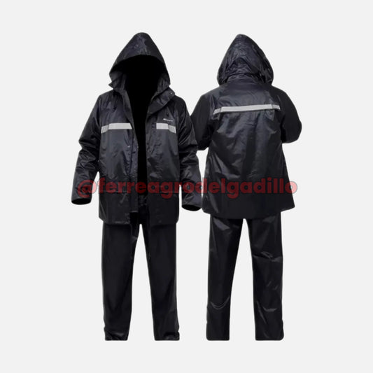 Impermeable y poncho motorizado 2 pzas