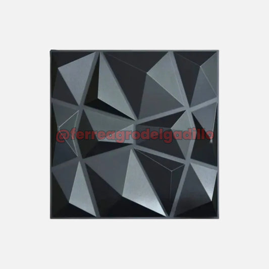 Panel decorativo de PVC 3D negro HR‑M4143 Herra‑Ven 