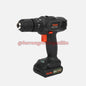 Taladro percutor atornillador BAUKER 12 V 3/8” (1.3 Ah)